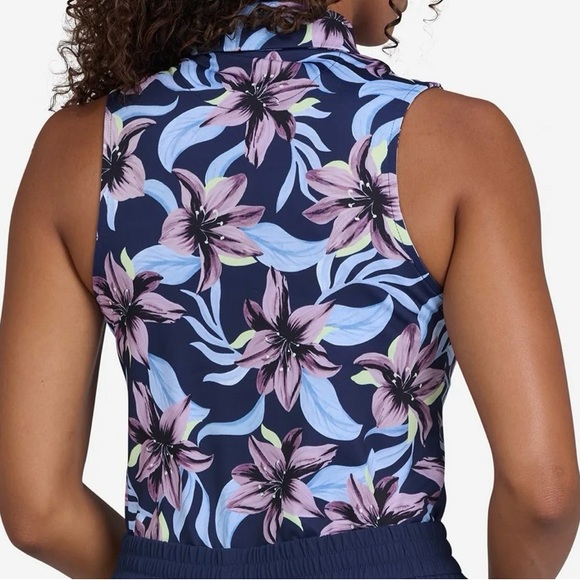 Women’s Bad Birdie Golf Core Violet Polo Shirt Large New With Tags MSRP $78 - Picture 4 of 5